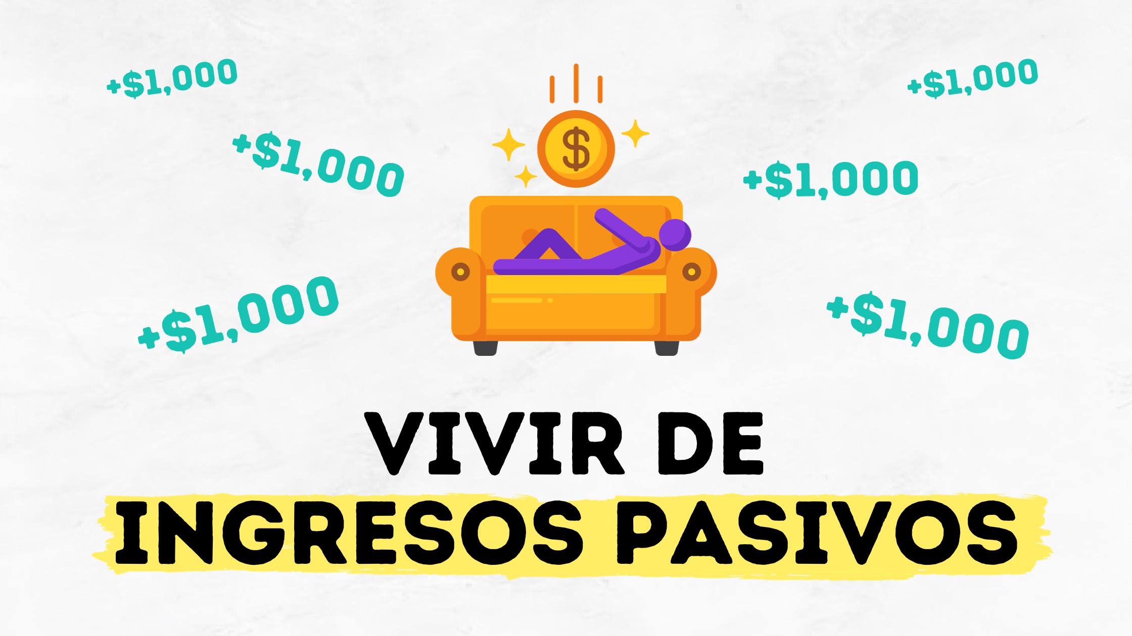 ¿Cuánto debes invertir para ganar 1,000 dólares PASIVOS al mes?